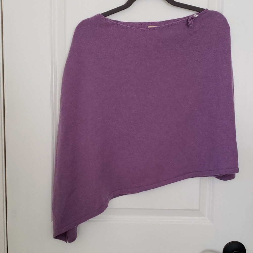 Max Studio 100% Cashmere Poncho